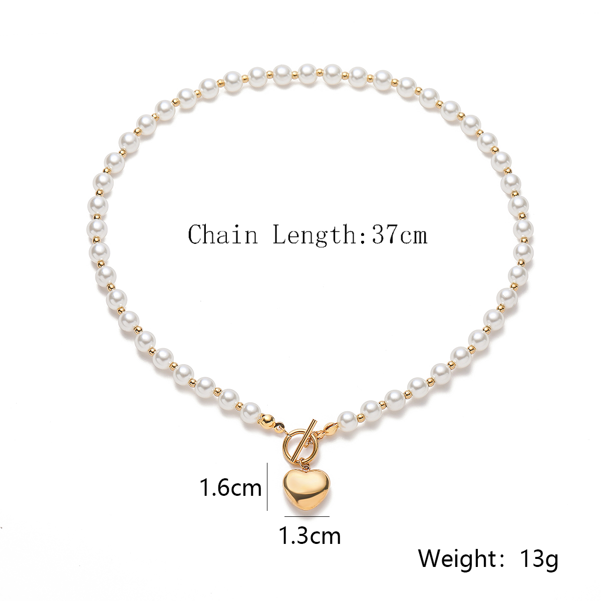 Aphrodite Pearl Toggle Necklace thumbnail 2