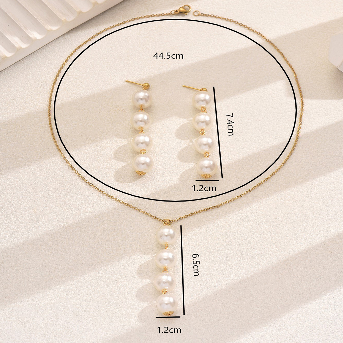 Tiered Pearl Drop Set thumbnail 3