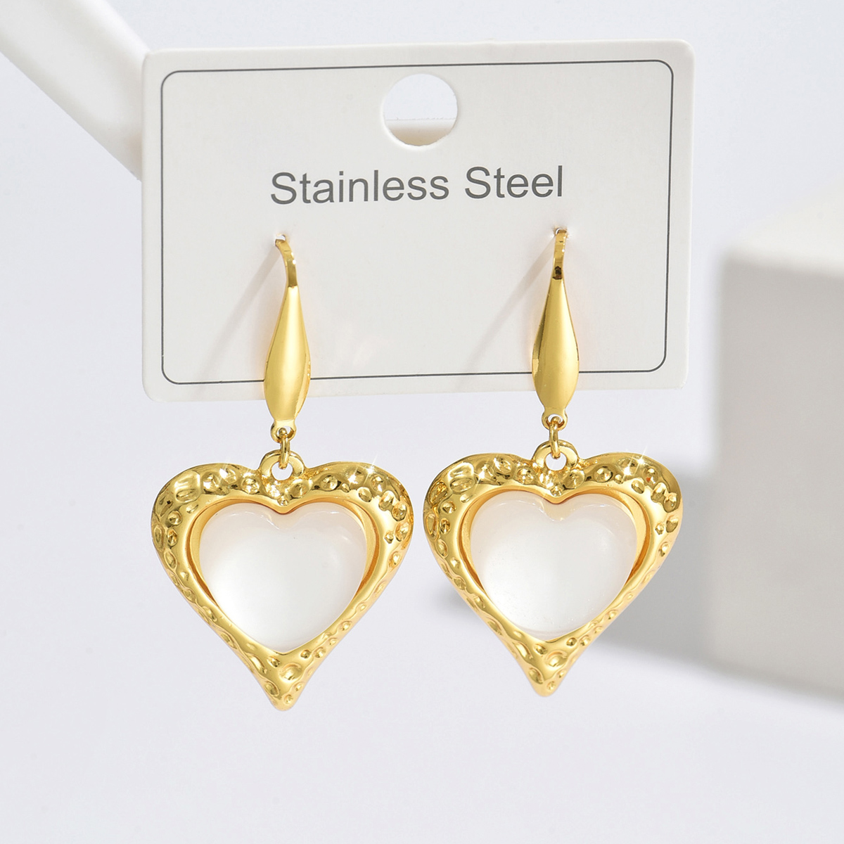 Moonlit Heart Earrings