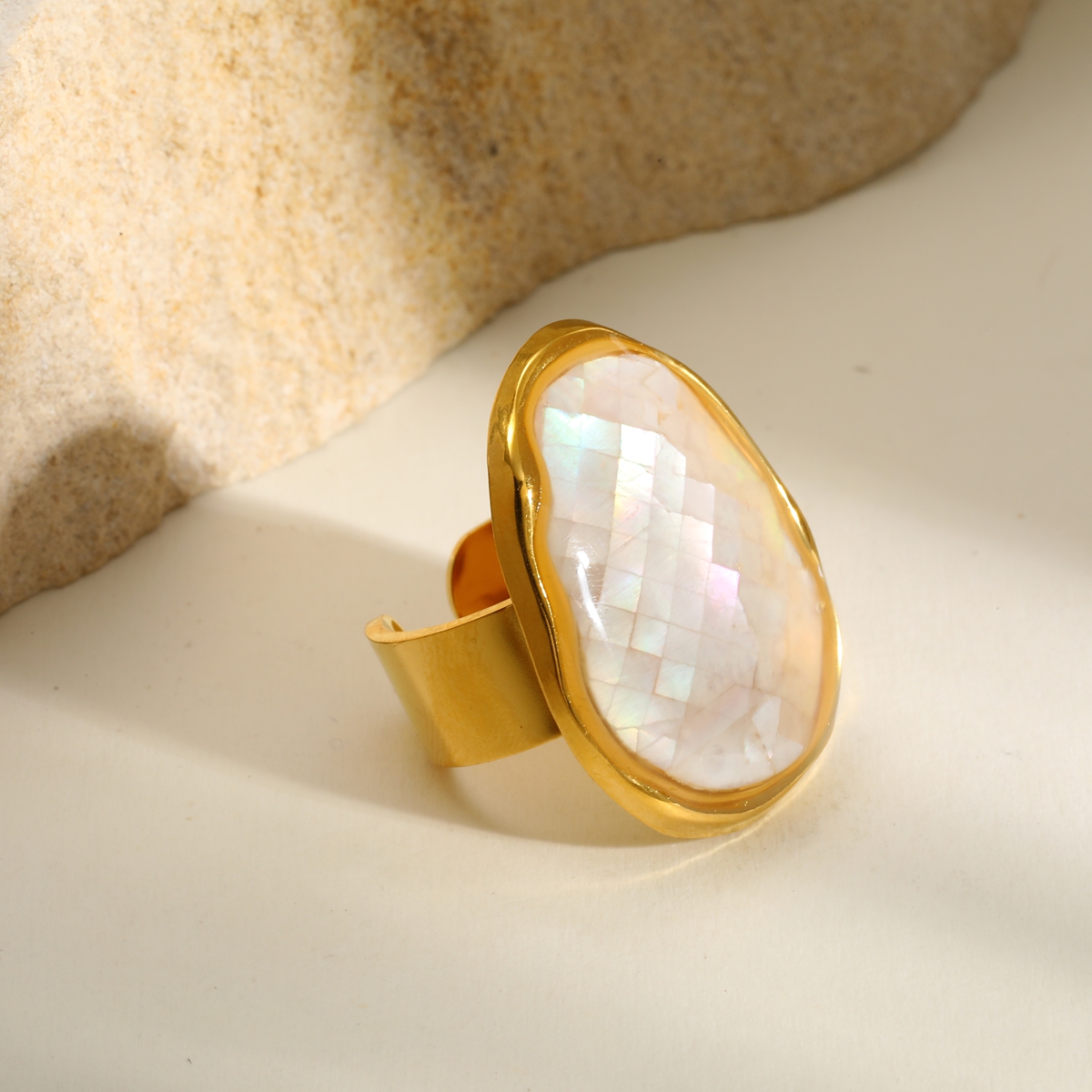 Iridescent Open Ring